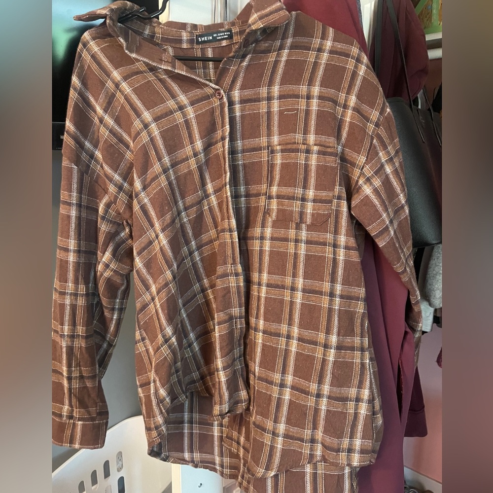Shein flannel